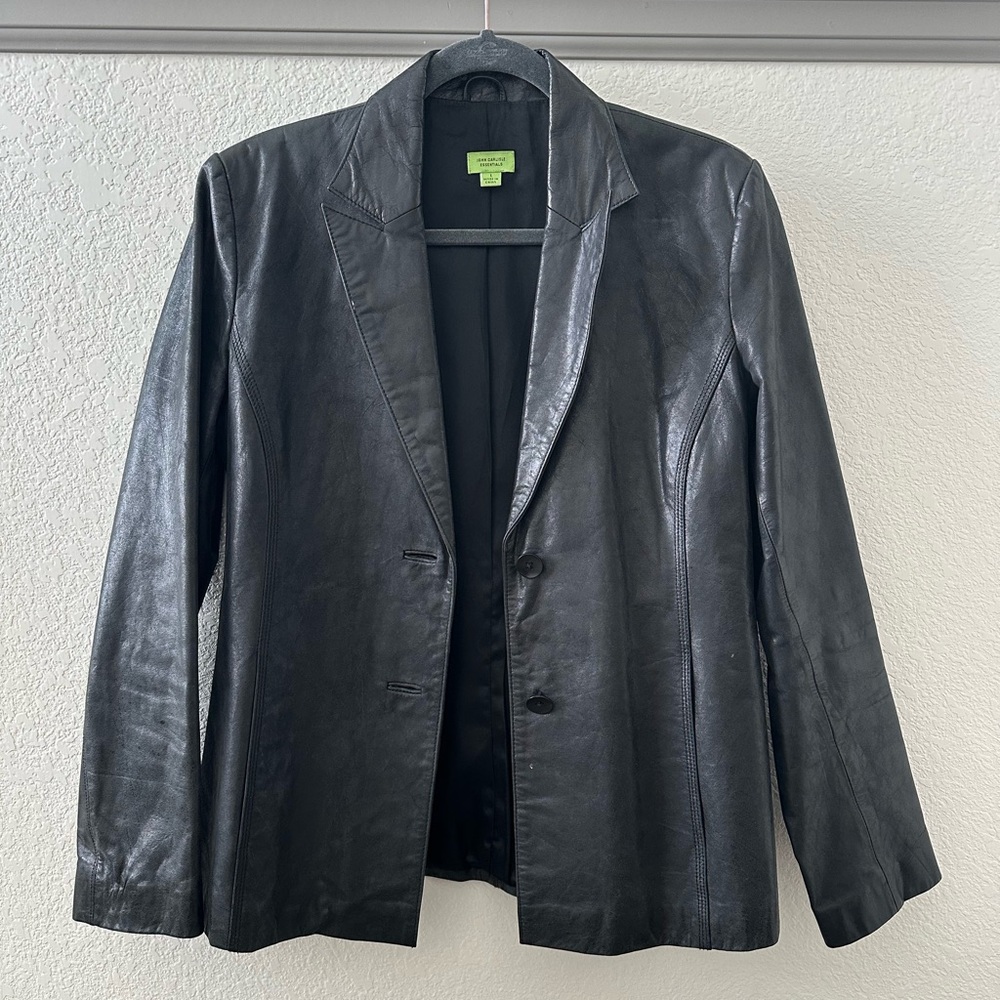 Vintage Black Leather Jacket